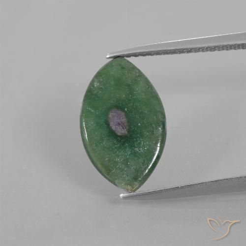 2.99ct Натуральный Многоцветный Рубин в фуксите, Маркиза, Полупрозрачный