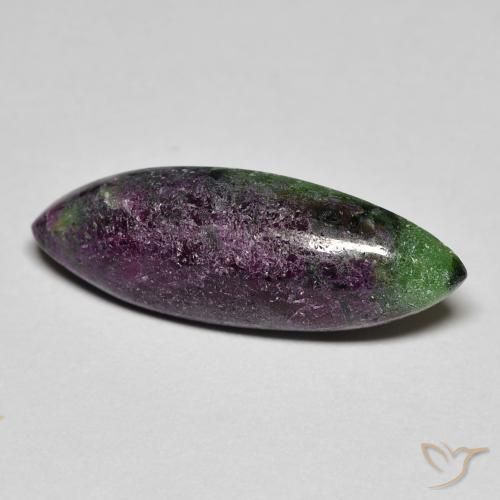 7.21ct Натуральный Многоцветный Рубин-Цоизит, Маркиза, Непрозрачный