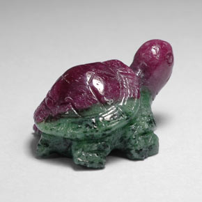 46.31 карата, натуральный Многоцветный Рубин-Цоизит, Необычная форма, Непрозрачный