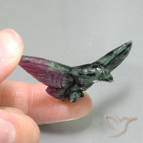 38.10ct Натуральный Многоцветный Рубин-Цоизит, причудливая, Непрозрачный