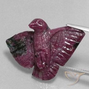 29.19ct Натуральный Бойзенберри Фиолетовый Рубин-Цоизит, причудливая, Непрозрачный