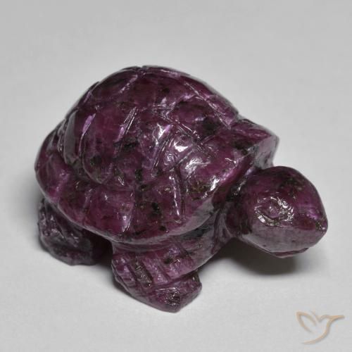 41.62ct Натуральный Темно-фиолетовый красный Рубин-Цоизит, причудливая, Непрозрачный