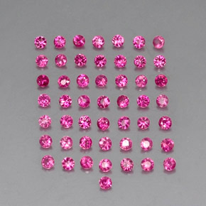 Натуральный красный рубин  карата огранка круг, VVS-VS