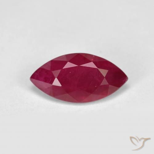 1.84ct Натуральный Темно-красное вино Рубин, Маркиза, VS-SI