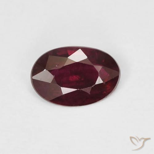 0.39ct Натуральный Красное вино Рубин, Овал, VS-SI
