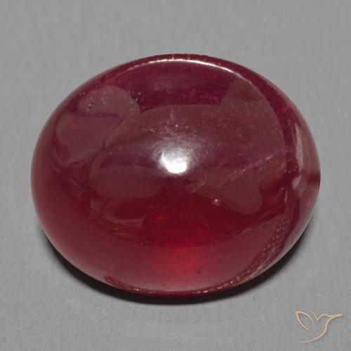 16.77ct Натуральный Красное вино Рубин, Овал, Полупрозрачный