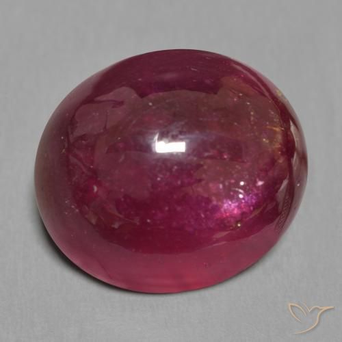 24.77ct Натуральный Красное вино Рубин, Овал, Полупрозрачный