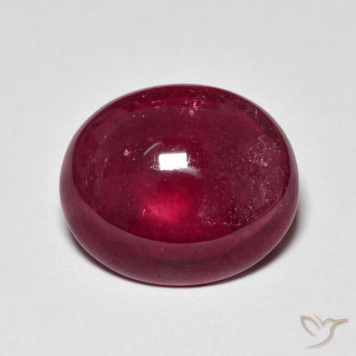 7.91ct Натуральный Красное вино Рубин, Овал, Полупрозрачный