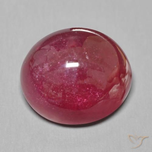 19.48ct Натуральный Темно-красное вино Рубин, Овал, Полупрозрачный