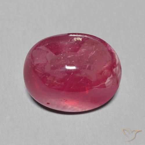 10.44ct Натуральный Темно-красный Рубин, Овал, Полупрозрачный