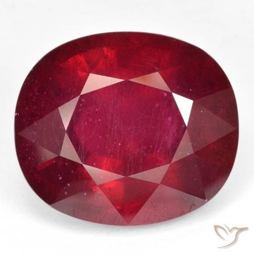 53.35ct Натуральный Кроваво красный Рубин, Овал, VVS-VS