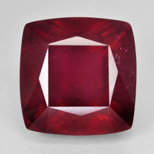 29.52ct Натуральный Кроваво красный Рубин, Подушка, Чистота VS