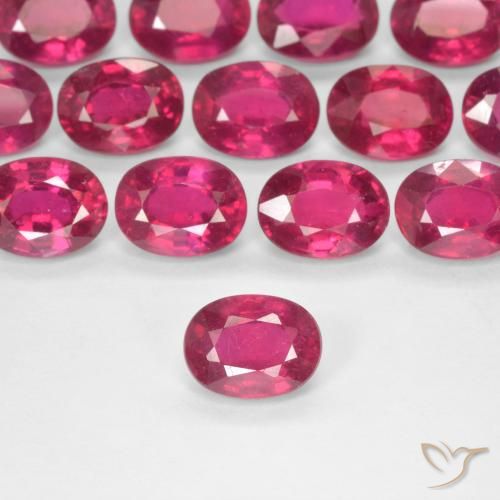 1.89ct Натуральный Светло-красный Рубин, Овал, Чистота VS