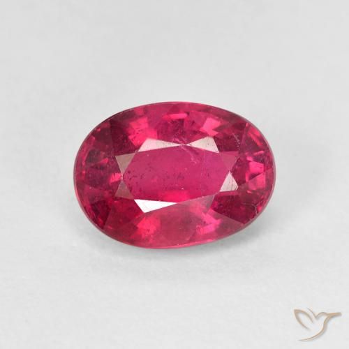 1.94ct Натуральный Светло-красный Рубин, Овал, Чистота VS