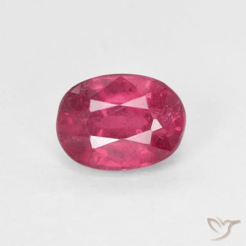 1.21ct Натуральный Джем Красный Рубин, Овал, Чистота VS