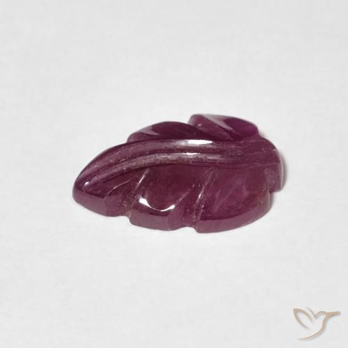 1.89 карата, натуральный Medium Dark-Purple Рубин, причудливая, Непрозрачный