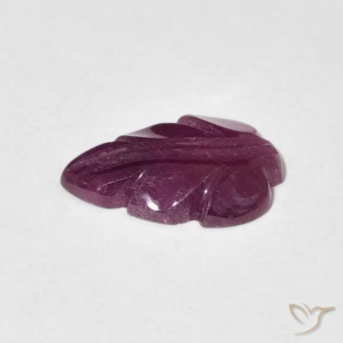 1.86 карата, натуральный Medium Dark-Purple Рубин, причудливая, Непрозрачный