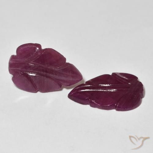 7.08 карата, натуральный Medium Dark-Purple Рубин, причудливая, Непрозрачный