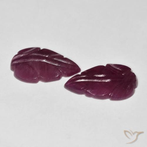 7.08 карата, натуральный Medium Dark-Purple Рубин, причудливая, Непрозрачный