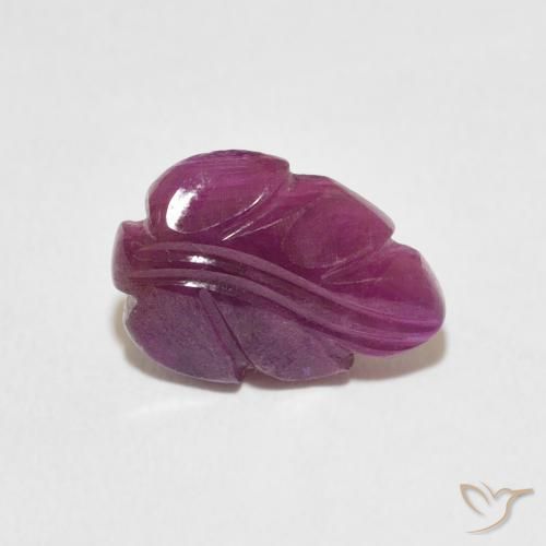 2.77 карата, натуральный Medium Dark-Purple Рубин, причудливая, Непрозрачный
