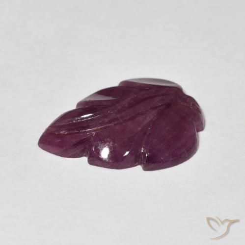 4.64 карата, натуральный Medium Dark-Purple Рубин, причудливая, Непрозрачный