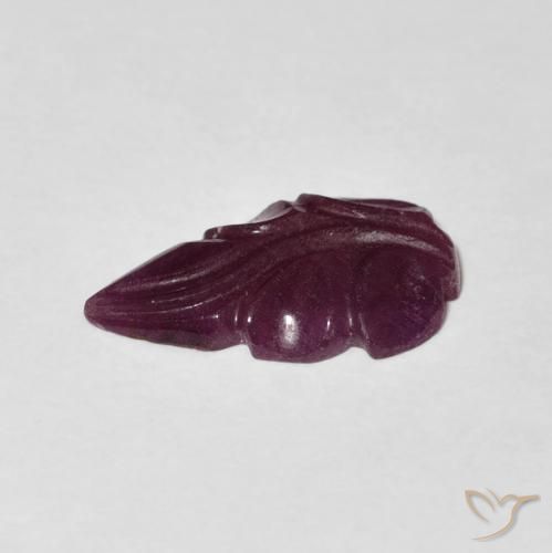 2.40 карата, натуральный Medium Dark-Purple Рубин, причудливая, Непрозрачный