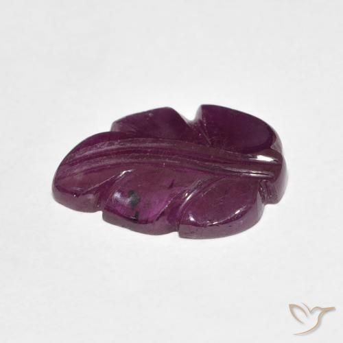 4.70 карата, натуральный Medium Dark-Purple Рубин, причудливая, Непрозрачный