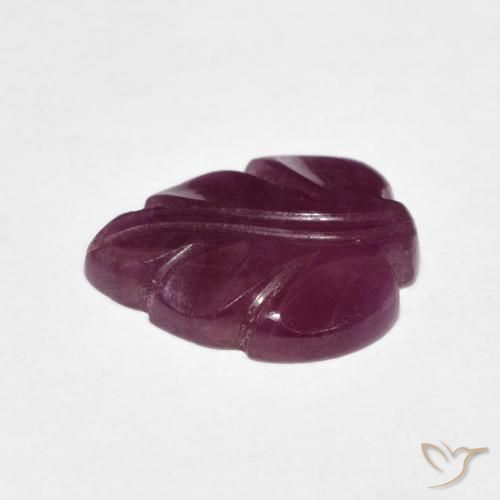 3.57 карата, натуральный Medium Dark-Purple Рубин, причудливая, Непрозрачный