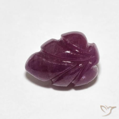 2.10 карата, натуральный Medium Dark-Purple Рубин, причудливая, Непрозрачный