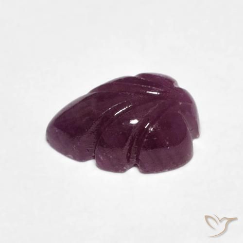 2.10 карата, натуральный Medium Dark-Purple Рубин, причудливая, Непрозрачный