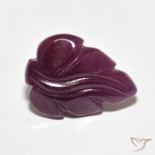 4.42ct Натуральный Medium Dark-Purple Рубин, причудливая, Непрозрачный