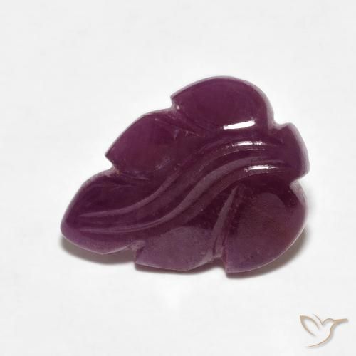 4.42 карата, натуральный Medium Dark-Purple Рубин, причудливая, Непрозрачный