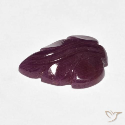 4.42 карата, натуральный Medium Dark-Purple Рубин, причудливая, Непрозрачный