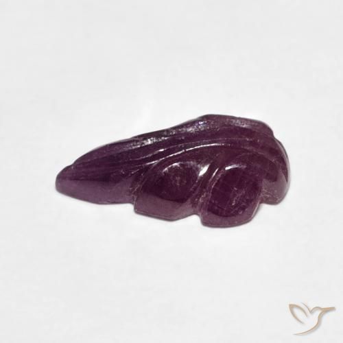2.37 карата, натуральный Medium Dark-Purple Рубин, причудливая, Непрозрачный