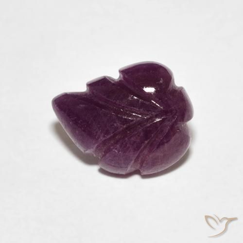 2.15 карата, натуральный Medium Dark-Purple Рубин, причудливая, Непрозрачный