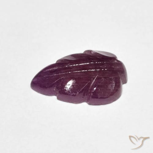 2.30 карата, натуральный Medium Dark-Purple Рубин, причудливая, Непрозрачный