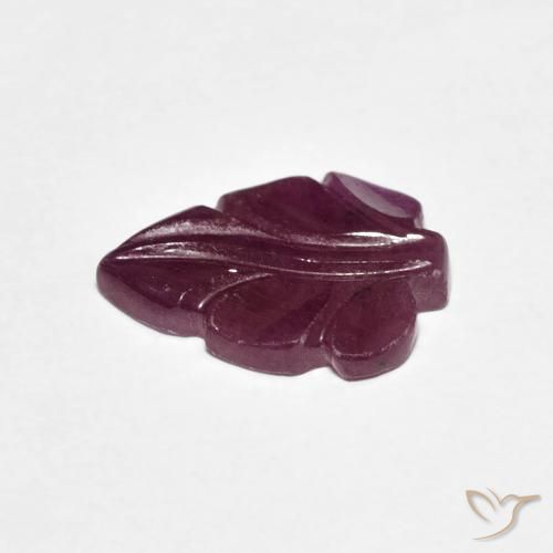 2.98 карата, натуральный Medium Dark-Purple Рубин, причудливая, Непрозрачный