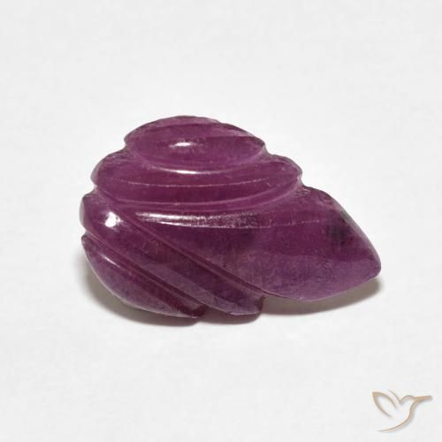 3.19ct Натуральный Medium Dark-Purple Рубин, причудливая, Непрозрачный