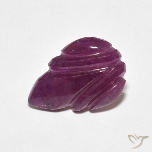 3.19 карата, натуральный Medium Dark-Purple Рубин, причудливая, Непрозрачный