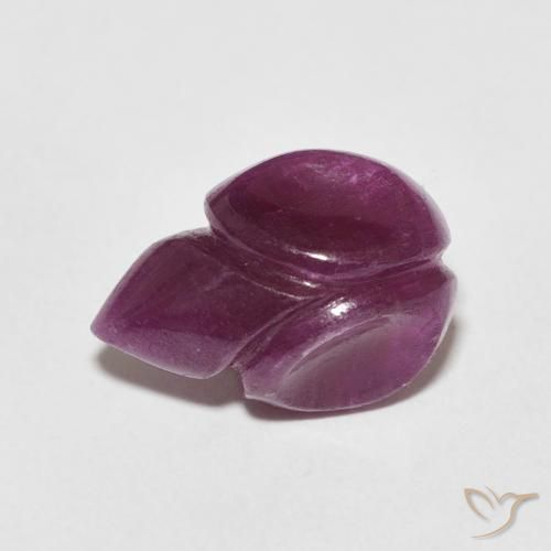3.38ct Натуральный Красное вино Рубин, Огранка Цветок, Непрозрачный