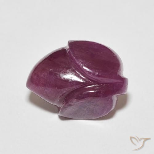4.90ct Натуральный Темно-красный Рубин, Огранка Цветок, Непрозрачный