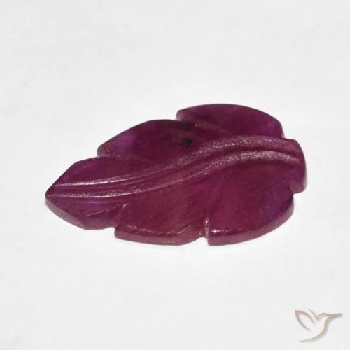 2.93 карата, натуральный Medium Dark-Purple Рубин, причудливая, Непрозрачный