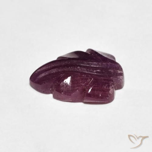 2.78 карата, натуральный Medium Dark-Purple Рубин, причудливая, Непрозрачный