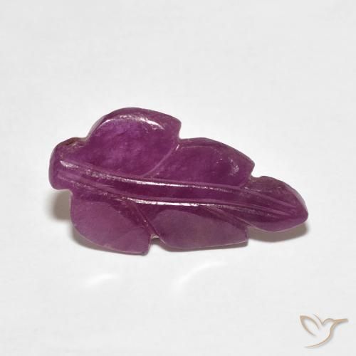 2.74 карата, натуральный Medium Dark-Purple Рубин, причудливая, Непрозрачный