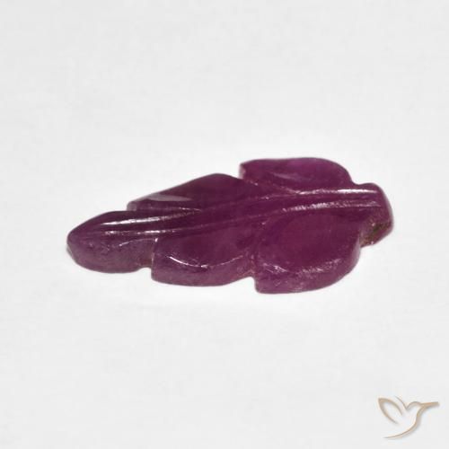2.74 карата, натуральный Medium Dark-Purple Рубин, причудливая, Непрозрачный