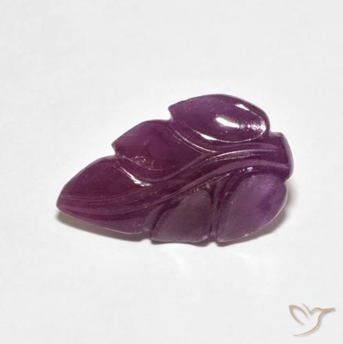 3.39ct Натуральный Medium Dark-Purple Рубин, причудливая, Непрозрачный