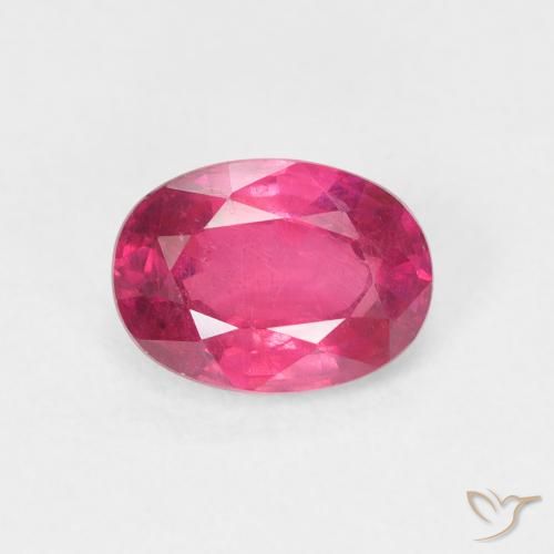 1.21ct Натуральный Средний красный Рубин, Овал, Чистота VS
