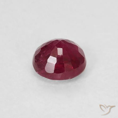 0.30 карата, натуральный Medium Dark-Red Рубин, Круглый, SI-I1