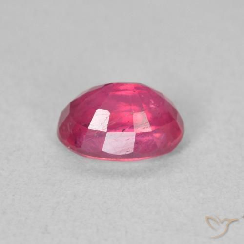 1.34 карата, натуральный Medium Dark-Pink Рубин, Овал, Чистота VS