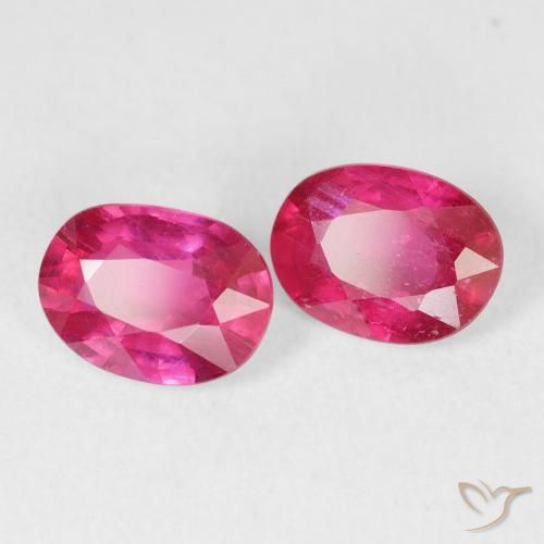 3.10 карата, натуральный Medium Dark-Pink Рубин, Овал, Чистота VS